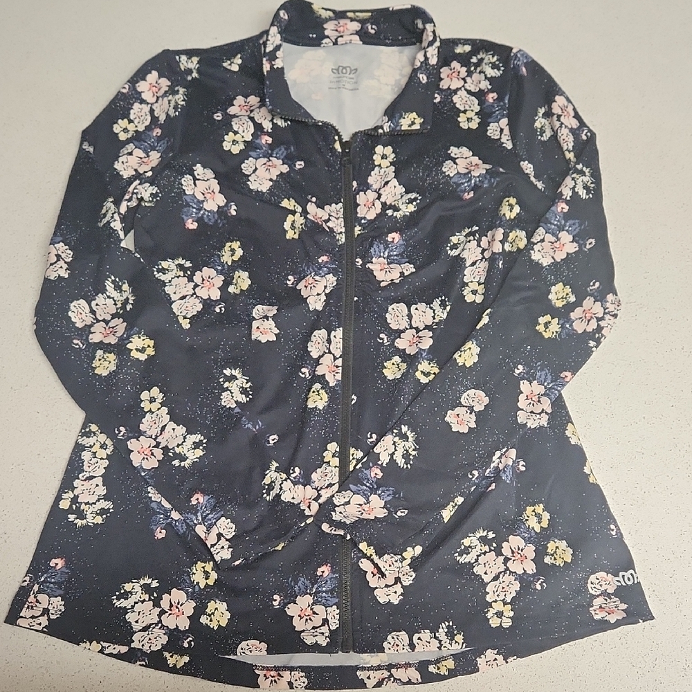 Maurices Floral Zip-Up Jacket